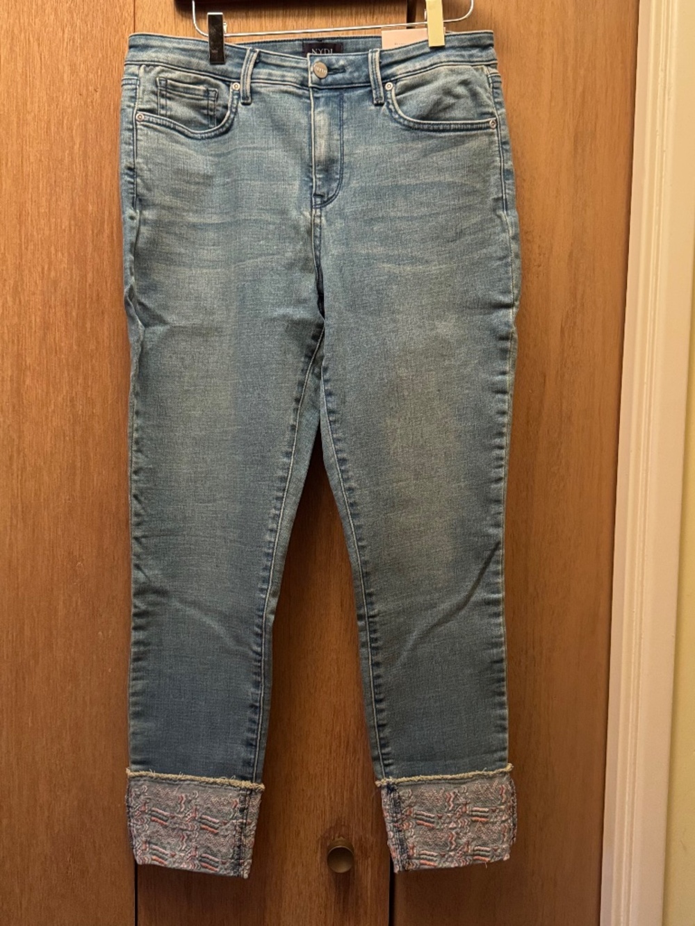 NYDJ Ami Skinny Ankle Jeans "Southwest Shapes"